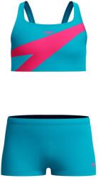 Speedo Детски комплект бикини Speedo Kid's Hyperboom Butterfly Back Two Piece Bikini - Mayan Blue/Margarita Pink - размер 128 (EU) (750-2735-0113)