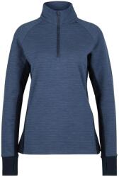 Stoic Дамски вълнен пуловер Stoic Women's MerinoFleece260 FlenSt. Half Zip Merino jumper - Dark Navy / Melange (105-6681-0212)