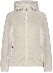 CMP Дамско поларено яке Cmp Women's Jacket Fix Hood Jacquard Knitted Fleece jacket - B. Co Gesso / Vaniglia - размер 48 (EU) (105-6203-0118)