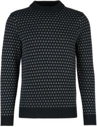 Stoic Мъжки вълнен пуловер Stoic Heavy MerinoKnit MMXX. Norrbotten Sweater Merino jumper - Black / Smoke Grey (005-6517-0112)