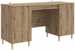 vidaXL Birou Stejar Artizanal Lemn prelucrat 142, 5 x 50 x 75 cm GartenMobel Dekor (3414620)