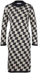 DEDICATED Дамска рокля Dedicated Women's Dress Lo Pepita Cats Dress - Oat White (134-1237-0114)