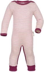 Engel Детски цял костюм Engel Kids' Onesie with Foot Cuffs Overall - Natur / Orchidee - размер 50/56 (EU) (704-3523-0211)