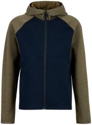 Stoic Детско вълнено яке Stoic Kid's MerinoFleece270 KuolpaLightSt. Zip Hoody Merino hoodie - Olive Green / Dark Navy - размер 128 (EU) (703-6661-0513)