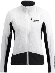 Swix Дамско яке за ски бягане Swix Women's Nordic Warm Hybrid Jacket Cross-country ski jacket - Bright White - размер L (103-2745-0114)