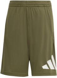 Adidas Детски къси панталони adidas Kid's Train-Essential Big Logo Shorts - Olive Strata / White - размер 128 (EU) (701-4476-0212)