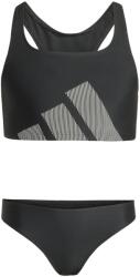Adidas Детски комплект бикини adidas Kid's 3 Bar Logo Bikini Set Bikini - Black - размер 110 (EU) (750-2927-0111)