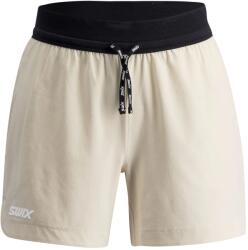 Swix Дамски шорти за бягане Swix Women's Force Shorts 5-Inch Running shorts - Chalk (112-4367-0112)