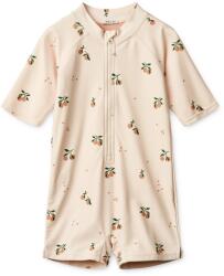 LIEWOOD Детски цял бански от ликра (UV защита) LIEWOOD Kid's Max Printed Shortsleeve Swim Jumpsuit Lycra - Peach / Sea Shell - размер 68 (EU) (750-2487-0113)