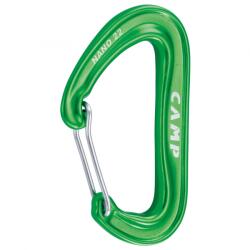 C. A. M. P C. A. M. P. Карабинер с щифт C. A. M. P. Nano 22 Snapgate carabiner - Green - размер Single (321-0192-0111)