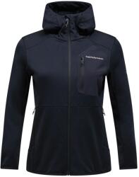 Peak Performance Дамско поларено яке Peak Performance Women's Utility Light Zip Hood Fleece jacket - Black - размер XS (105-6034-0111)