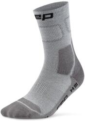 CEP Дамски туристически чорапи CEP Women's Hiking Light Cushion Socks Mid Cut Walking socks - Grey / Dark Grey - размер IV (207-1143-0313)