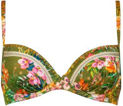 Watercult Дамско бикини горнище Watercult Women's Sunset Florals Bikini Top 7374 Bikini top - Warm Olive - размер 38 (150-4224-0116)