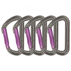 DMM Карабинер с щифт Dmm Shadow Snapgate carabiner - Titanium / Purple - размер Straight Gate (1-Pack) (321-0028-0311)