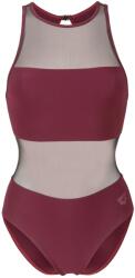 arena Дамски бански костюм Arena Women's Mesh Panels Swimsuit Vent Back Swimsuit - Bordeaux - размер 38 (EU) (150-4059-0313)