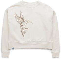 KAVU Дамски пуловер KAVU Women's Crew Crop Jumper - Hummingbird Cloud (117-3373-0213)