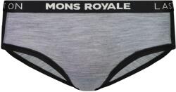 Mons Royale Дамско мериносово термобельо Mons Royale Women's Sylvia Boyleg Merino base layer - Grey Heather / Black (115-2142-0212)