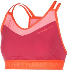 La Sportiva Дамски спортен сутиен La Sportiva Women's Wafaa Top Sports bra - Velvet / Flamingo (114-2174-0712)