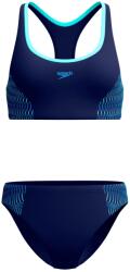 Speedo Дамски комплект бикини Speedo Women's Placement 2 Piece Bikini - Peacoat / Angelic Blue - размер 36 (EU) (150-5719-0313)