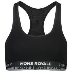 Mons Royale Дамски спортен сутиен Mons royale Women's Sierra Sports Bra - Black - размер XL (115-1402-0115)