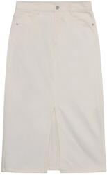 KnowledgeCotton Apparel Дамска пола KnowledgeCotton Apparel Women's Mid Length H. Twill Skirt - Egret - размер 29 (UK) (113-1164-0113)