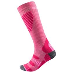 Devold Детски ски чорапи Devold Cross Country Kid Sock Ski socks - Cerise - размер 25-27 (EU) (201-1593-0111)