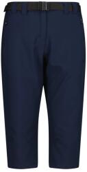 CMP Дамски 3/4 панталони CMP Women's Stretch Capri Shorts - Black Blue - размер 36 (EU) (112-3627-0212)