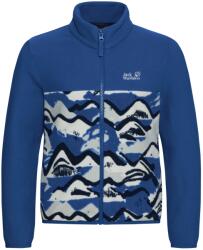 Jack Wolfskin Детско поларено яке Jack Wolfskin Kid's Paw Era 100 Print Fullzip Fleece jacket - Mountain Paw Blue Orchid - размер 104 (EU) (703-6909-0111)