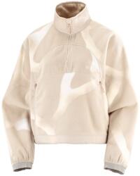 Salomon Дамски поларен пуловер Salomon Women's Chroma Fleece Crop Half Zip Fleece jumper - Silver Cloud - размер XL (105-7209-0115)