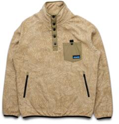 KAVU Мъжки поларен пуловер KAVU Teannaway Fleece jumper - Terrain Topo - размер S (005-6605-0711)