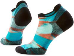 Smartwool Дамски чорапи за бягане Smartwool Women's Run Targeted Cushion Brushed Prt Low Ankle Running socks - Nightfall Blue - размер 42-45 (EU) (201-6963-0413)