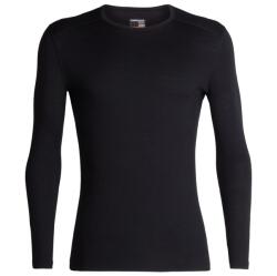 Icebreaker Мъжко мериносово термобельо Icebreaker 200 Oasis L/S Crewe Merino base layer - Black - размер XS (015-0858-0210)