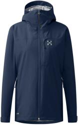 Haglöfs Дамско водоустойчиво яке Haglöfs Women's Ozka Proof Jacket Waterproof jacket - Tarn Blue - размер XS (102-5070-0311)