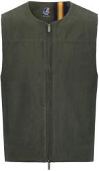 K-Way Мъжки синтетичен елек K-Way Barry Corduroy Synthetic vest - Green Blackish / Tartan Combo (032-1656-0111)