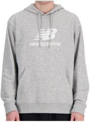 New Balance Мъжки суичър New Balance Sport Essentials Fleece Logo Hoodie - Athletic Grey - размер M (017-4404-0112)