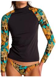 Billabong Дамска плажна тениска от ликра Billabong Women's L/S Rashguard Lycra - Black Pebble (150-6030-0114)