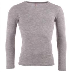 Engel Мъжко копринено термобельо Engel Shirt L/S Merino base layer - Hellgrau Melange - размер 46/48 (EU) (014-0745-0112)