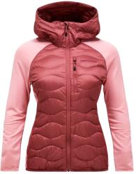 Peak Performance Дамско пухено яке Peak Performance Women's Helium Down Hybrid Hood Down jacket - Wild Rouge (104-4160-1113)