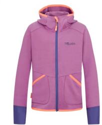 TROLLKIDS Детско поларено яке Trollkids Girl's Saltfjord Jacket Training jacket - Mallow Pink / Papaya / Violet Blue - размер 98 (EU) (704-3537-0312)