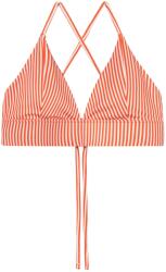 DEDICATED Дамско бикини горнище Dedicated Women's Bikini Top Alva Bikini top - Thin Stripe Grenadine Red 2 - размер XS (150-1790-2311)