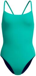 Speedo Дамски бански костюм Speedo Women's Solid Racerback 1 Piece Swimsuit - Peacock Teal / Peacoat (150-4568-0513)