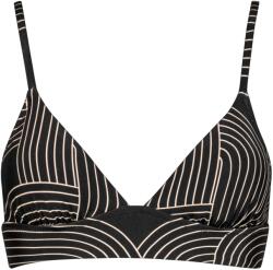 Watercult Дамско бикини горнище Watercult Women's Line Set Bikini Top No. 7034 Bikini top - Black / Tofu - размер 38 (150-6677-0117)