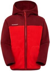 Mammut Детско поларено яке Mammut Kid's Waymarker Midlayer Hooded Jacket Fleece jacket - Mammut Red / Dark Mammut Red - размер 140 (EU) (703-6438-0314)