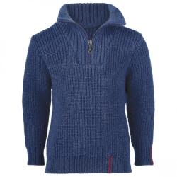 Engel Детски вълнен пуловер Engel Kid's Troyer Merino jumper - Ozean - размер 104 (EU) (704-2307-0211)
