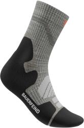 Bauerfeind Sports Дамски туристически чорапи Bauerfeind Sports Women's Outdoor Merino Mid Cut Socks Walking socks - Stone Grey - размер 39-42 (EU) (201-7781-0412)