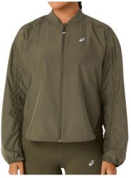 Asics Дамско яке за бягане Asics Women's Nagino Run Adjustable Jacket Running jacket - Dark Olive (128-0524-0412)