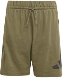 Adidas Детски къси панталони adidas Kid's Bold Knit Shorts 210 Shorts - Olive Strata / Black - размер 164 (EU) (701-3544-0314)