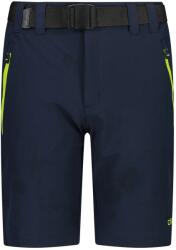 CMP Детски къси панталони Cmp Kid's Bermuda with Belt Shorts - B. Blue / Limegreen - размер 164 (EU) (701-3091-0818)