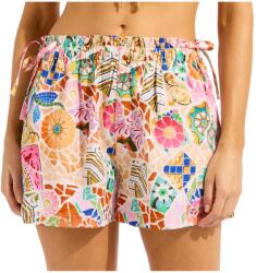 Seafolly Дамски къси панталони Seafolly Beach Bohème Side Drawstring Shorts - Parfait Pink (112-4374-0114)