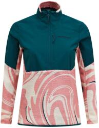 Peak Performance Дамско поларено яке Peak Performance Women's Aop Freelight Alpha Half Zip Fleece jacket - Swirl Map (105-7129-0112)